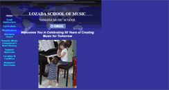 Desktop Screenshot of lozadaschoolofmusic.com