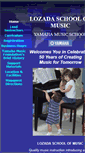Mobile Screenshot of lozadaschoolofmusic.com